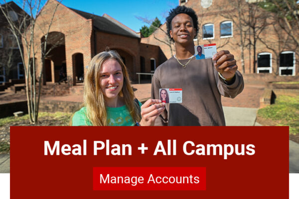 Manage your Meal Plan and All Campus Accounts