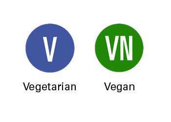 Vegan and Vegetarian Icons