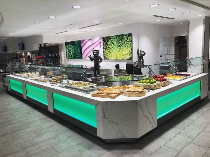 Fountain Dining Hall opens the largest salad bar on campus NC State